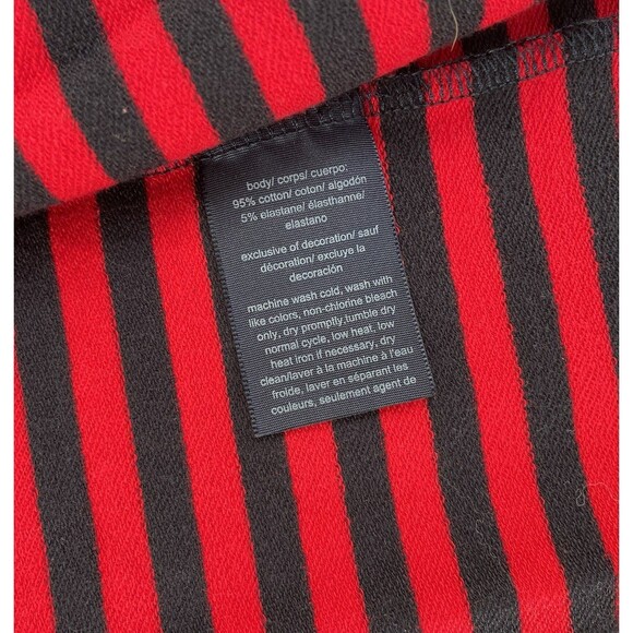 Tommy Hilfiger Striped Double Breasted Knit Blazer Red Navy Jacket Women’s XL - Picture 9 of 16